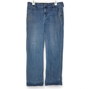 Buffalo David Bitton Alyssa High Rise Straight Leg Jeans Blue 12 32 Denim